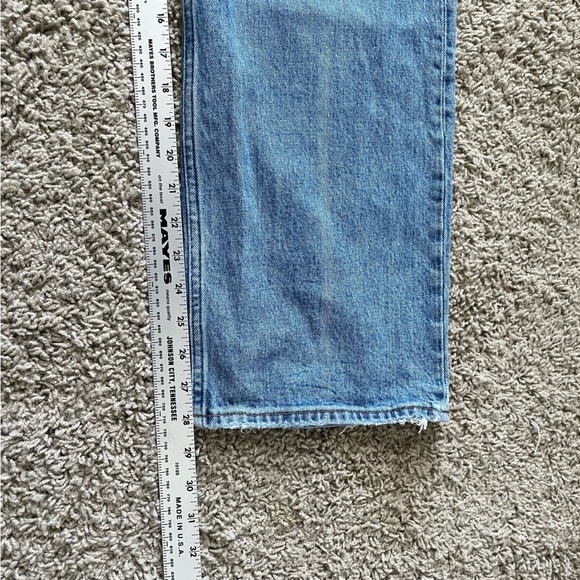 Abercrombie & FItch High Rise 90s Relaxed Jean Curve Love med wash size 8 SHORT - Picture 11 of 14